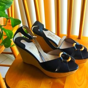 Salvatore Ferragamo Women’s Beautiful Authentic High Wedge Heels